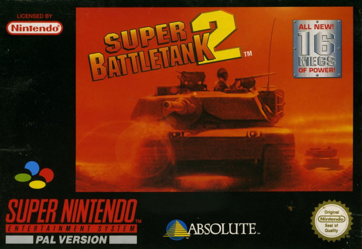Super Battletank 2 box art for Super Nintendo